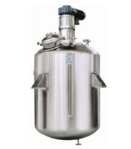 JPlain Reactor with welded top disc with top drive agitator